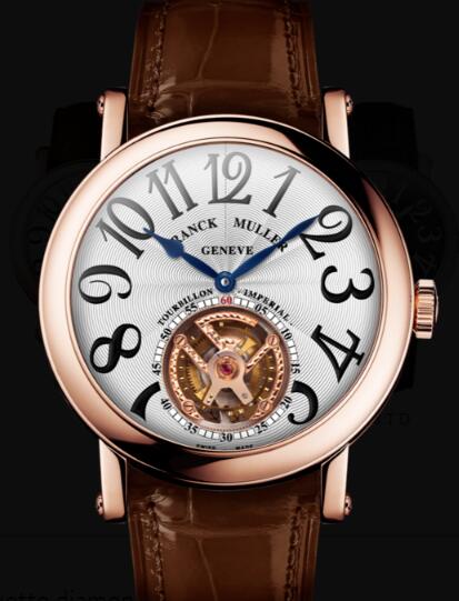 Review Franck Muller Round Men Tourbillon Replica Watch for Sale Cheap Price 7008 T 5N